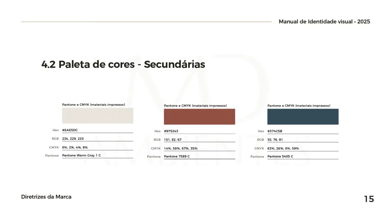 Página 15 do Manual da Marca Exemplo - Fox Creative