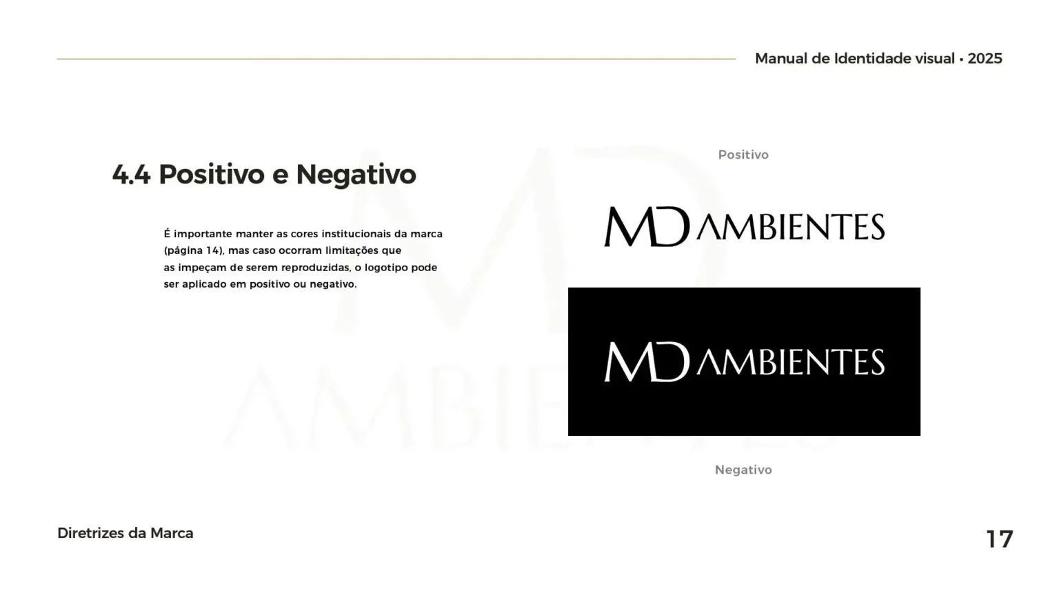 Página 17 do Manual da Marca Exemplo - Fox Creative