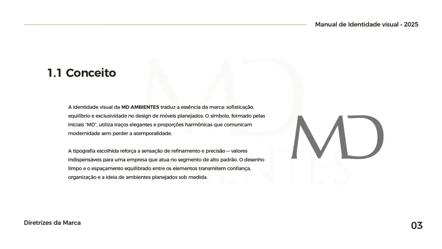 Página 3 do Manual da Marca Exemplo - Fox Creative