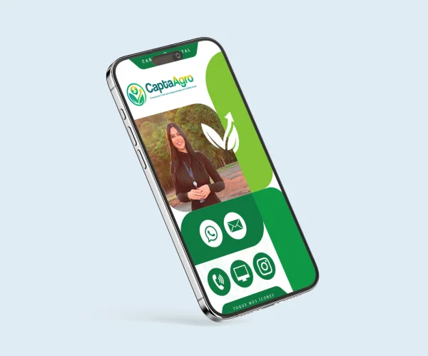 Criação de Cartão Digital para Consultoria Agro: Agilidade e Conexão