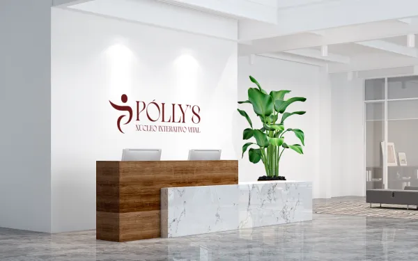 Criação de Logomarca para Clínica: Case Pólly's Núcleo Vital