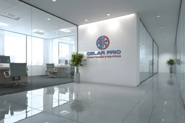 Criação de Logomarca: Case Gelar Frio Climatização e Náutica