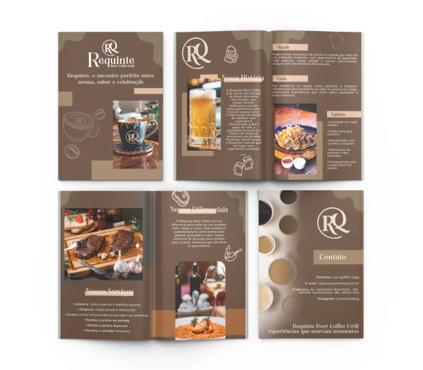Criação de Portfólio para Cafeteria: Credibilidade e Valor Percebido