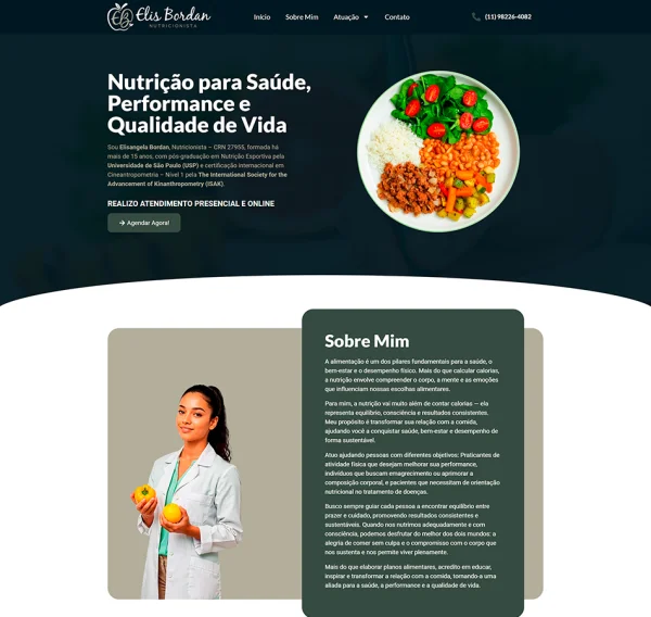 Criação de Site para Nutricionista: Mais Autoridade e Conversão
